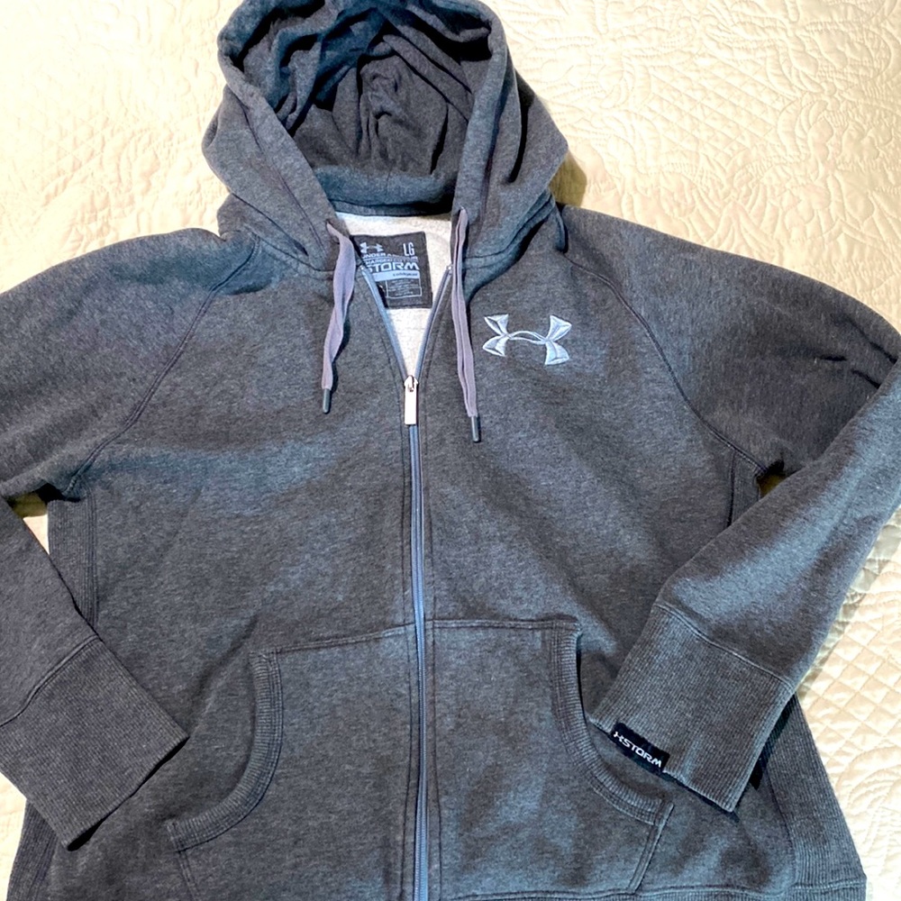 Under Armour zip up jacket with hood